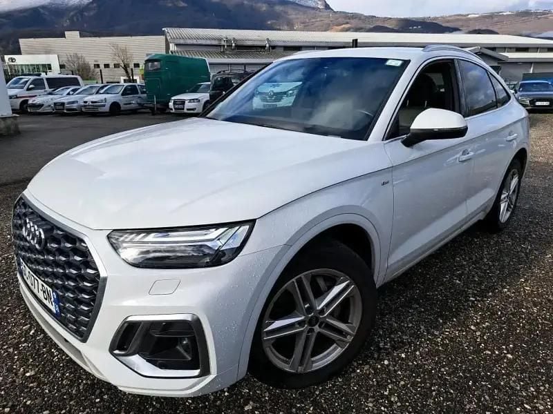 Blanc Utilisé 2021 Audi Q5 S-Line SUV | 41 950 € (Prix juste) - Image 1/4