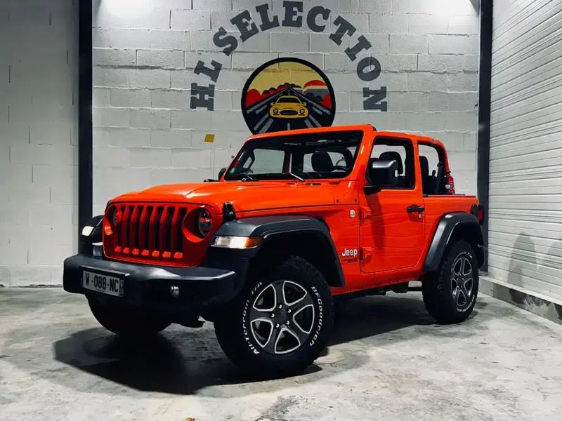 Orange Utilisé 2018 Jeep Wrangler Sport SUV | 54 990 € - Image 1/4