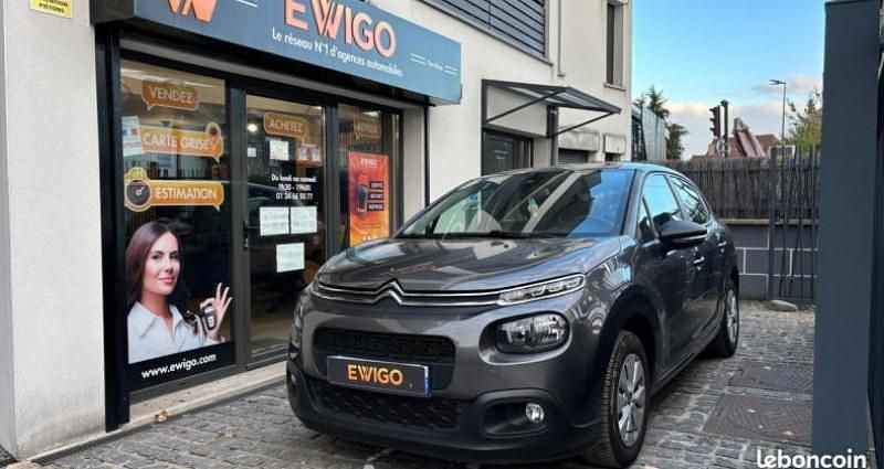 Gris Utilisé 2019 Citroën C3 Feel Citadine | 6 990 € (Bon prix) - Image 1/4