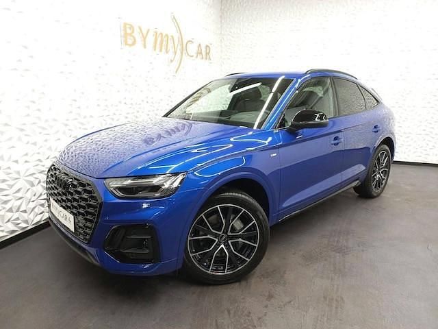 Bleu ultra métallisé Occasion 2025 Audi Q5 Sportback Black Edition SUV | 58 900 € (Super prix) - Image 1/4
