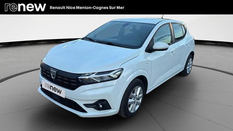 Blanc Utilisé 2022 Dacia Sandero Citadine | 12 999 € (Bon prix) - Image 1/4