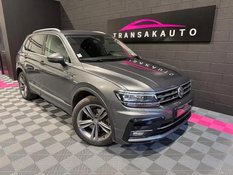 Gris Occasion 2019 VW Tiguan R-line SUV | 24 990 € (Super prix) - Image 1/4