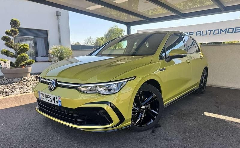 Occasion VW Golf VII R-line 150 ch (110 kW) 2021 Jaune Citadine