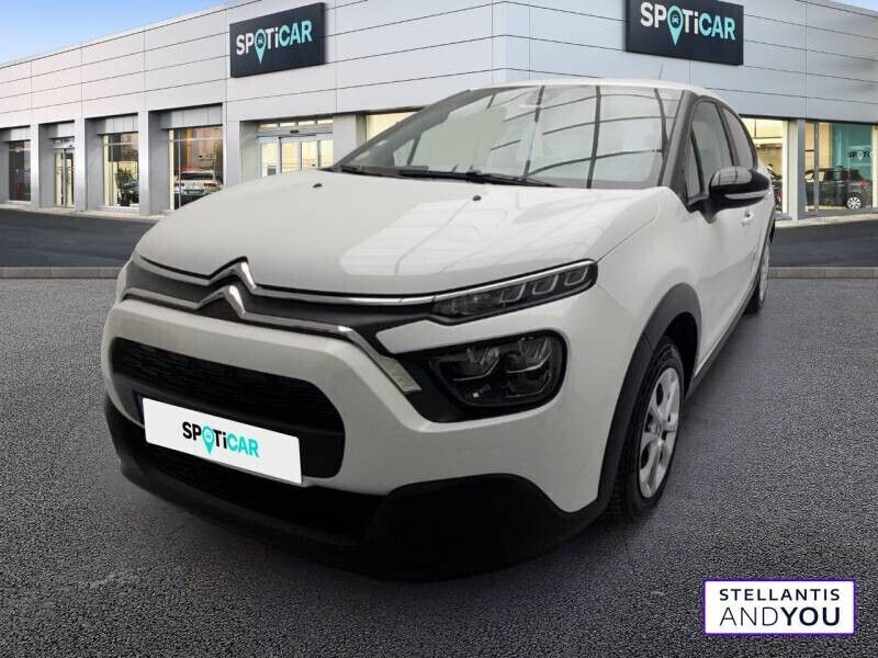 Blanc Utilisé 2021 Citroën C3 Feel Citadine | 12 590 € (Prix juste) - Image 1/4