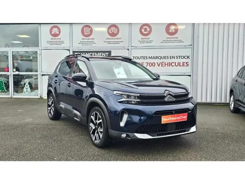Bleu Occasion 2023 Citroën C5 Aircross Shine SUV | 19 990 € (Bon prix) - Image 1/4