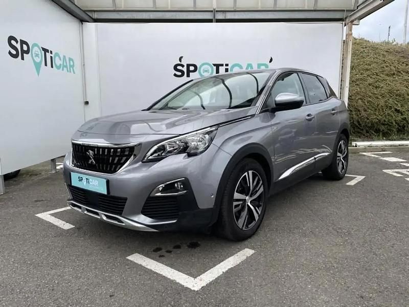 Gris Utilisé 2018 Peugeot 3008 Allure SUV | 16 990 € (Prix juste) - Image 1/4