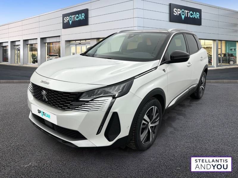 Blanc Utilisé 2021 Peugeot 3008 S | 17 990 € (Prix juste) - Image 1/3