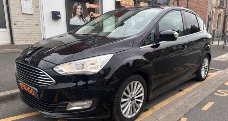Noir Utilisé 2019 Ford C-MAX Titanium Monospace | 11 490 € (Prix juste) - Image 1/4