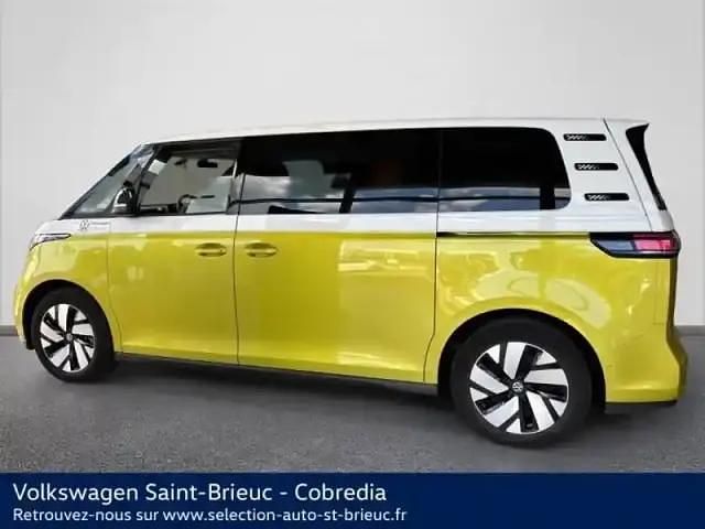 Occasion VW ID. Buzz Pro 210 kW (286 ch) 2024 Blanc candy / jaune lime Monospace