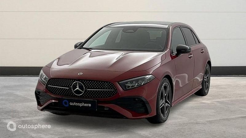 Rouge Nouvelle 2024 Mercedes A200 AMG line Berline | 36 999 € (Super prix) - Image 1/4