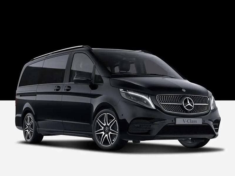 Noir Utilisé 2023 Mercedes V300 Avantgarde Monospace | 66 656 € (Super prix) - Image 1/4