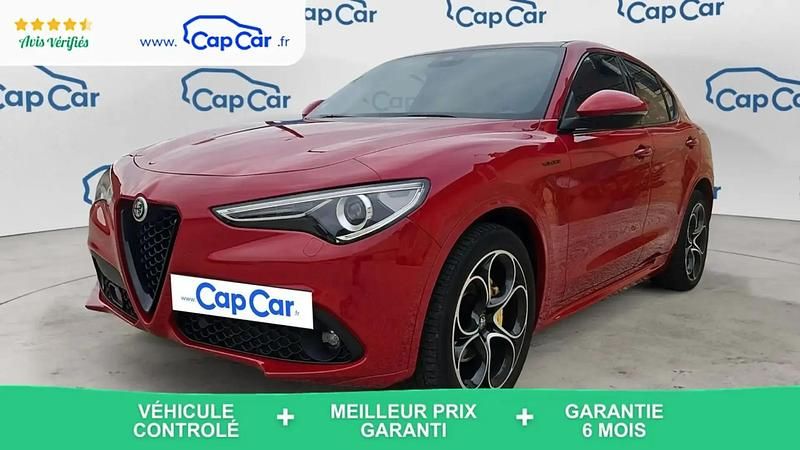 Rouge Utilisé 2020 Alfa Romeo Stelvio Veloce SUV | 27 490 € (Prix juste) - Image 1/4