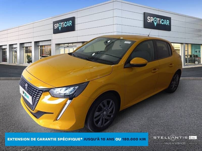 Occasion Peugeot 208 Style 100 ch (73 kW) 2021 Jaune Citadine