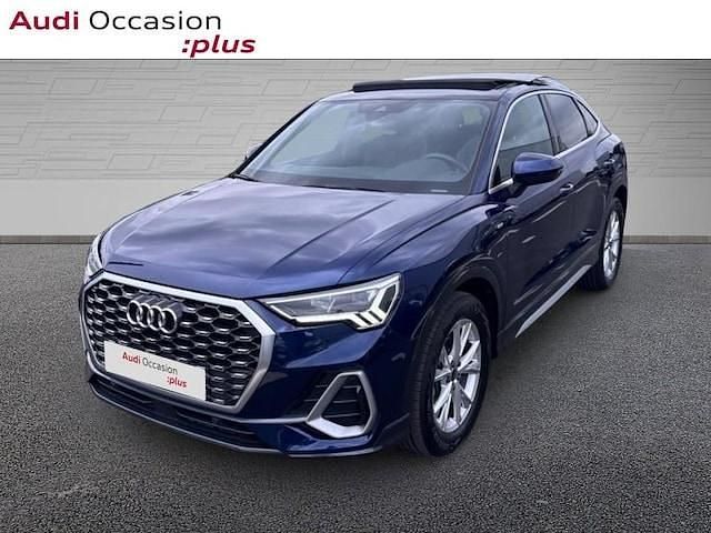 Bleu navarre métallisé Occasion 2024 Audi Q3 S-Line SUV | 46 986 € (Prix cher) - Image 1/4