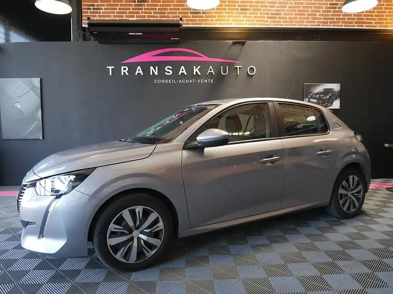 Gris Utilisé 2020 Peugeot 208 Business-Line Citadine | 9 990 € (Prix juste) - Image 1/4
