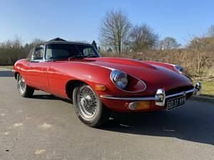 Occasion Jaguar E-Type 245 ch (180 kW) 1969 Rouge Cabriolet