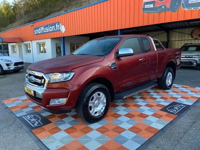 Occasion Ford Ranger Limited 200 ch (147 kW) 2016 Rouge Pick-up