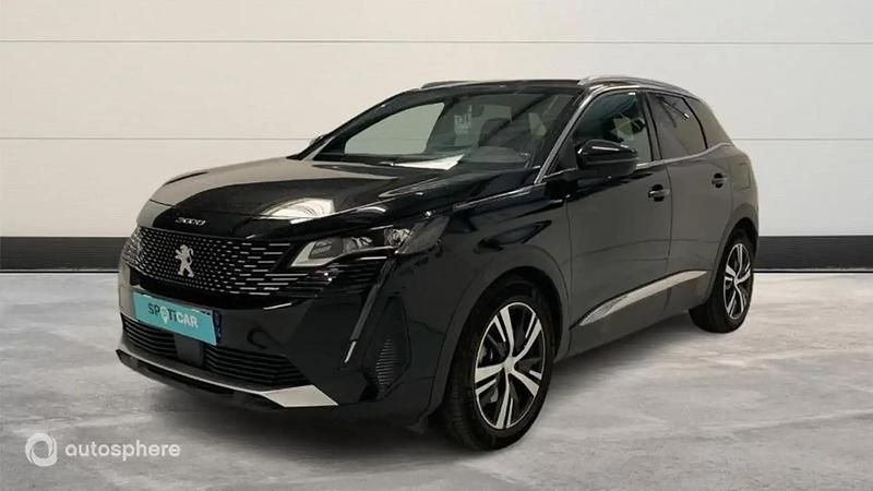 Noir Utilisé 2021 Peugeot 3008 GT SUV | 22 999 € (Prix juste) - Image 1/4