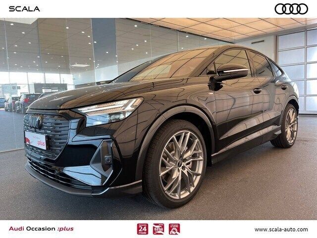 Noir mythe métallisé Utilisé 2024 Audi Q4 Sportback e-tron Design SUV | 67 490 € - Image 1/4