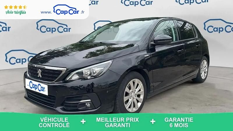 Noir Utilisé 2018 Peugeot 308 Style Berline | 8 790 € (Prix juste) - Image 1/4
