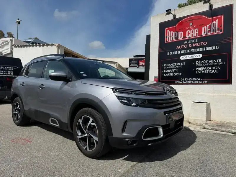 Gris Utilisé 2019 Citroën C5 Aircross Feel SUV | 14 990 € (Prix assez cher) - Image 1/4