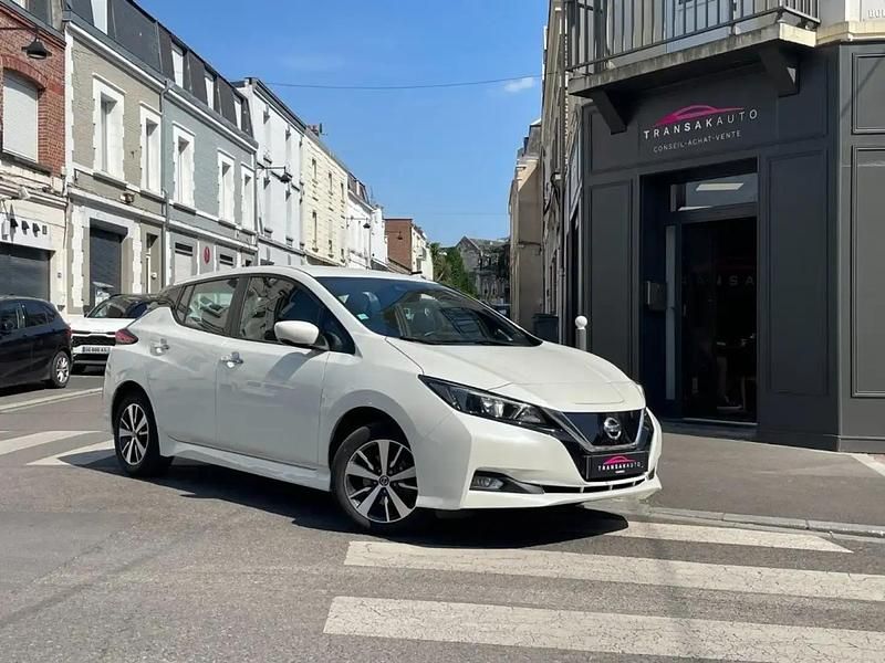 Blanc Utilisé 2022 Nissan Leaf Acenta Citadine | 12 990 € (Prix juste) - Image 1/4