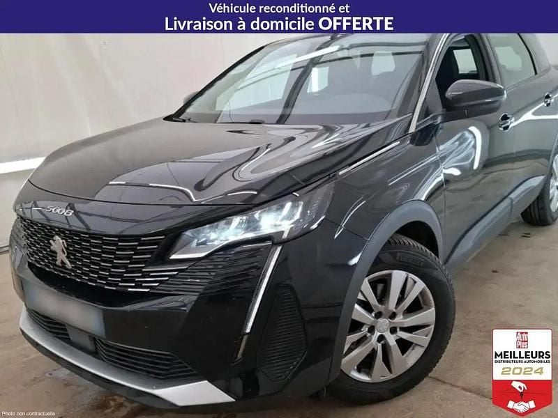 Noir Utilisé 2021 Peugeot 5008 Active SUV | 17 900 € (Bon prix) - Image 1/4