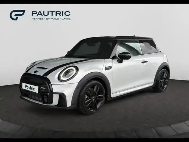 White silver Occasion 2021 Mini Cooper S Citadine | 28 980 € (Prix juste) - Image 1/4