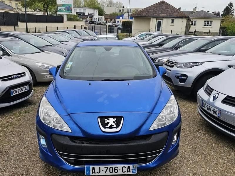 Bleu Utilisé 2009 Peugeot 308 Berline | 3 800 € (Bon prix) - Image 1/4