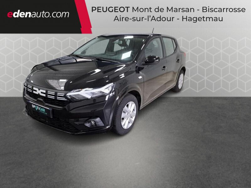 Noir Utilisé 2023 Dacia Sandero Expression Citadine | 13 499 € (Bon prix) - Image 1/4