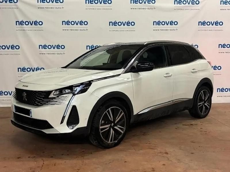 Blanc Occasion 2021 Peugeot 3008 GT SUV | 22 990 € (Prix juste) - Image 1/4
