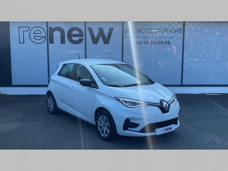 Blanc Utilisé 2020 Renault Zoe Life Citadine | 7 490 € (Super prix) - Image 1/4