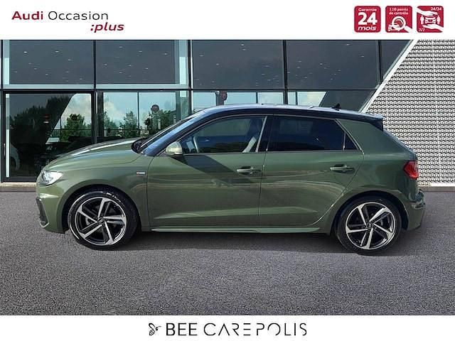 Occasion Audi A1 Sportback S-Line 116 ch (85 kW) 2024 Vert district métallisé Citadine