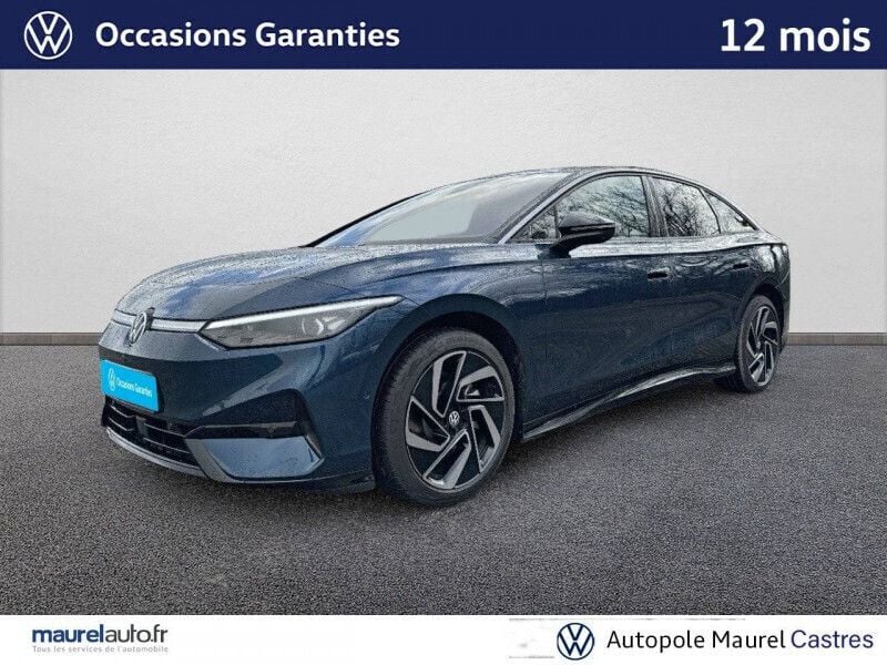 Bleu aquamarine noir uni Utilisé 2023 VW ID.7 Exclusive Berline | 57 900 € (Prix cher) - Image 1/4
