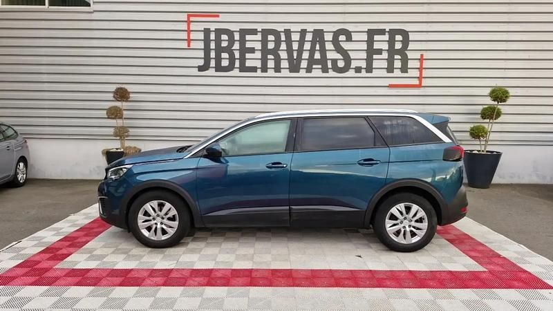 Bleu Utilisé 2020 Peugeot 5008 Business-Line SUV | 17 999 € (Bon prix) - Image 1/4