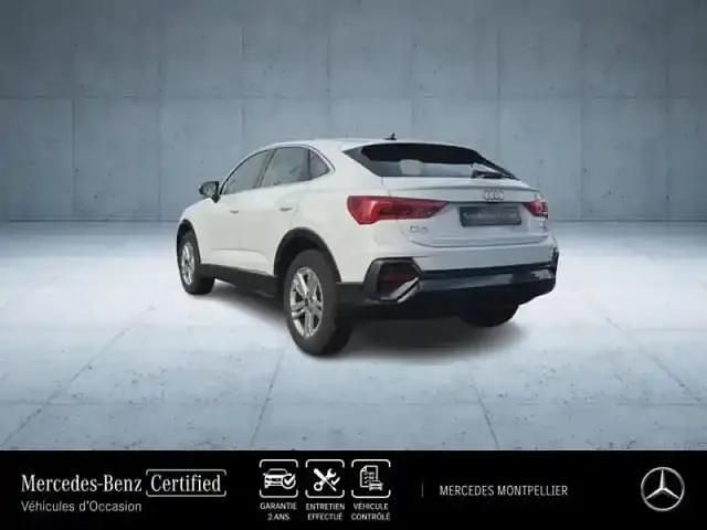 Occasion Audi Q3 Sportback 150 ch (110 kW) 2022 Blanc glacier métallisé SUV
