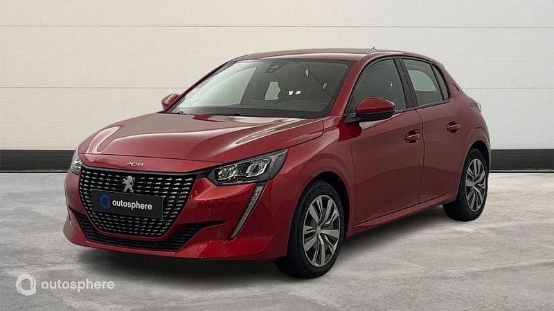 Rouge Utilisé 2021 Peugeot 208 Business-Line Citadine | 11 499 € (Prix juste) - Image 1/4
