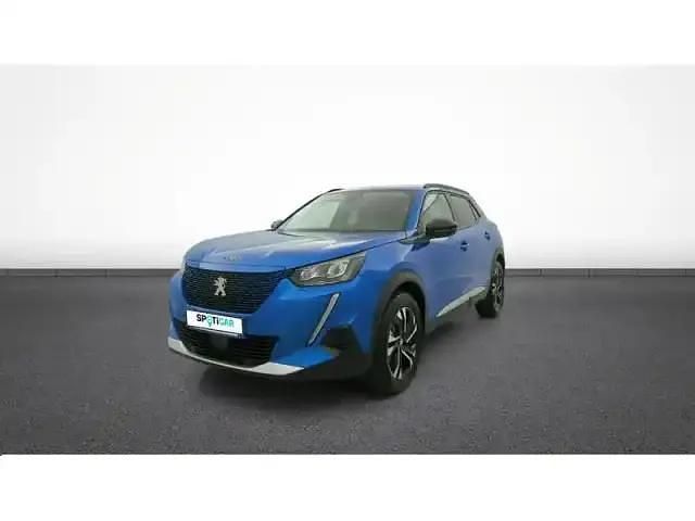 Bleu Occasion 2022 Peugeot e-2008 Allure SUV | 16 489 € (Prix juste) - Image 1/4