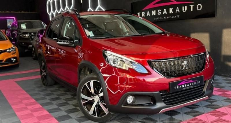Rouge Occasion 2018 Peugeot 2008 GT-line SUV | 8 490 € (Super prix) - Image 1/4