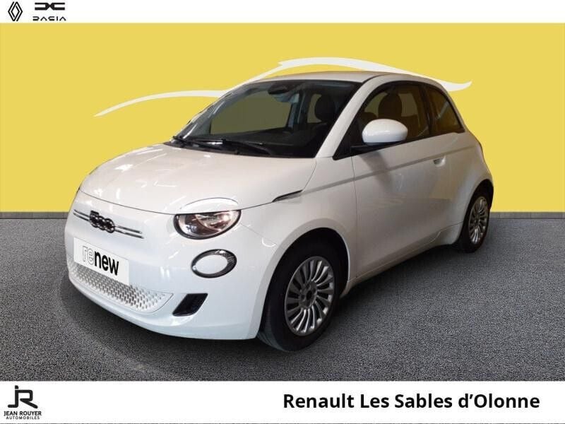 Blanc Utilisé 2022 Fiat 500e Action Citadine | 10 450 € (Super prix) - Image 1/2