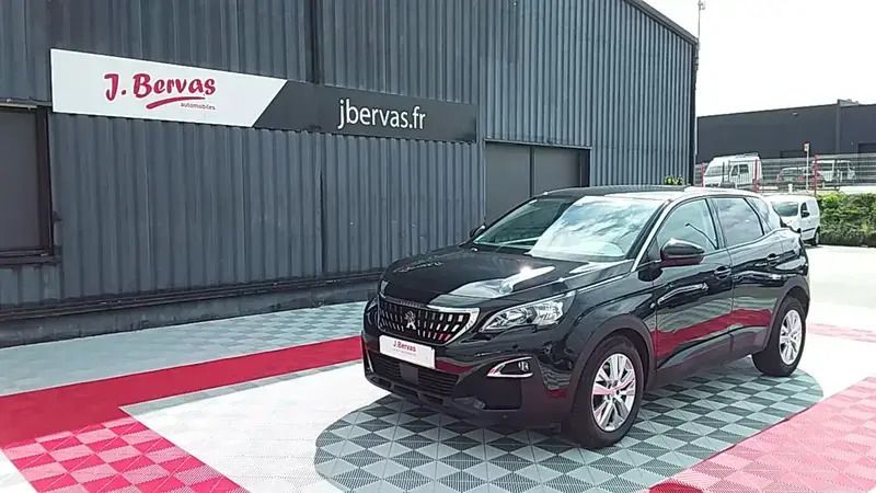 Noir Utilisé 2018 Peugeot 3008 Active SUV | 20 990 € (Prix cher) - Image 1/4