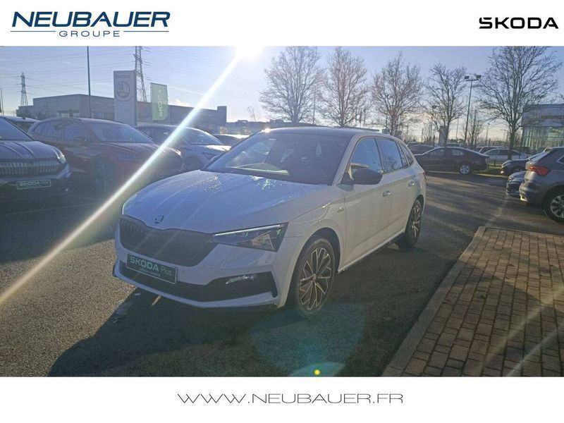 Blanc Utilisé 2024 Skoda Scala Monte Carlo Citadine | 26 990 € (Prix juste) - Image 1/4
