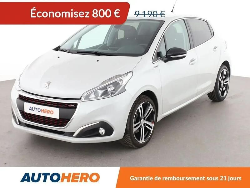 Blanc Utilisé 2016 Peugeot 208 GT-line Citadine | 8 390 € (Super prix) - Image 1/2