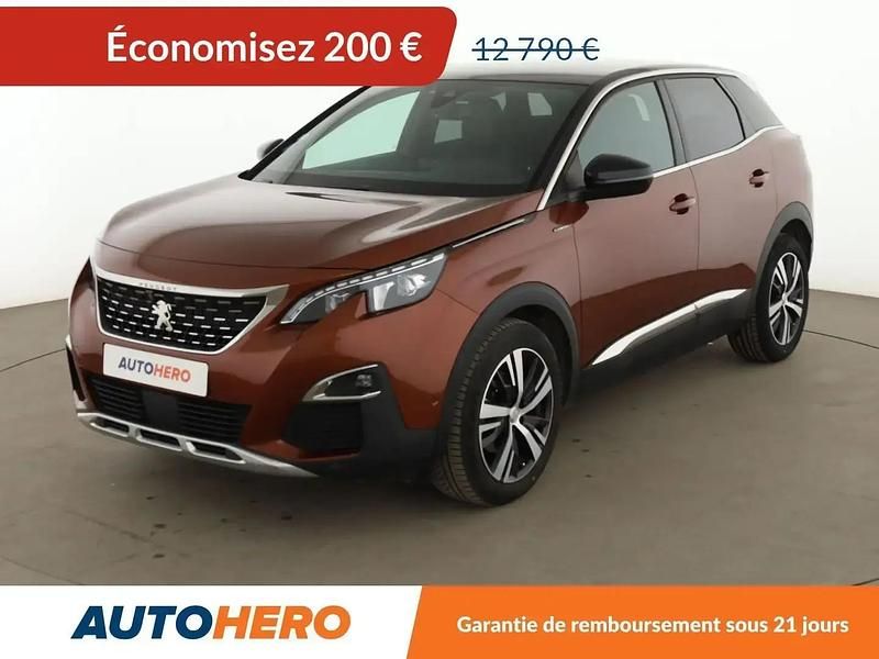 Brun Occasion 2017 Peugeot 3008 GT-line SUV | 12 590 € (Prix juste) - Image 1/2