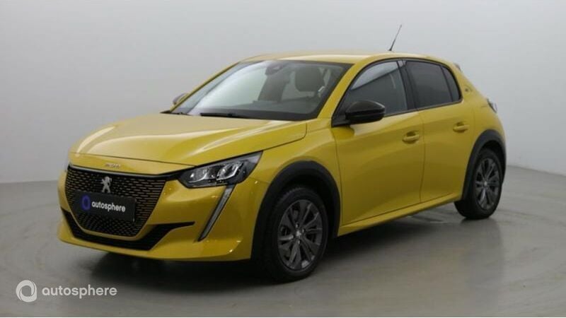 Jaune Utilisé 2023 Peugeot e-208 Allure Citadine | 17 799 € (Bon prix) - Image 1/4