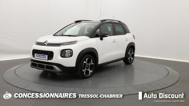 Blanc Utilisé 2020 Citroën C3 Aircross PureTech SUV | 9 065 € (Prix juste) - Image 1/3