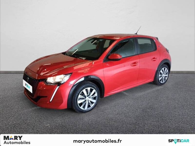 Rouge Utilisé 2020 Peugeot e-208 Business-Line Citadine | 13 990 € (Prix juste) - Image 1/4