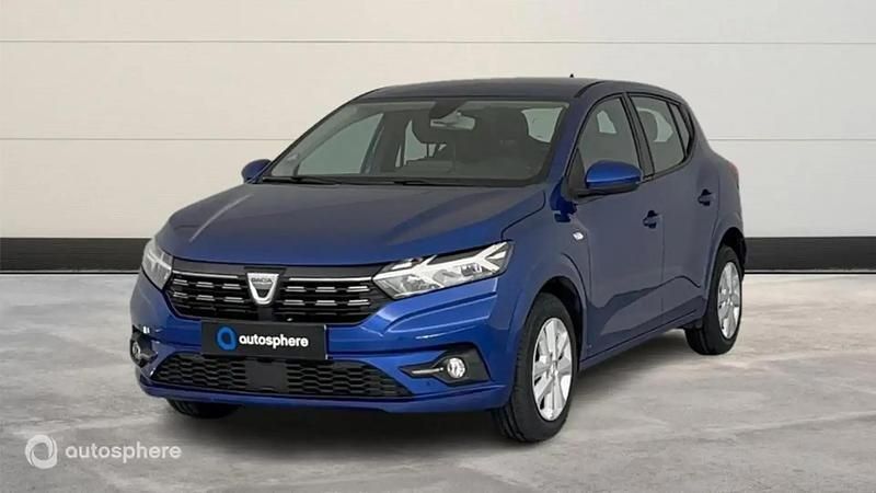 Bleu Occasion 2022 Dacia Sandero Comfort Berline | 13 499 € (Prix juste) - Image 1/4