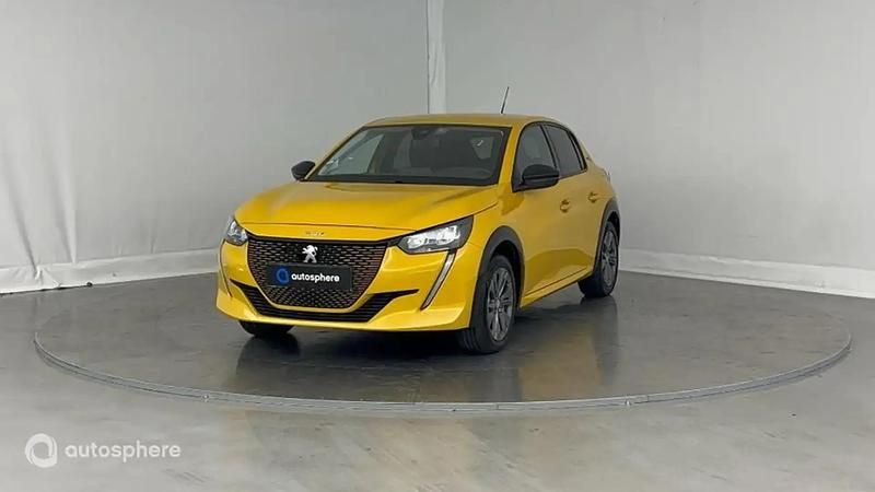 Jaune Utilisé 2022 Peugeot e-208 Style Citadine | 14 299 € (Bon prix) - Image 1/4