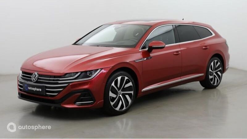 Rouge roi métallisée Utilisé 2023 VW Arteon R-line Break | 36 499 € (Bon prix) - Image 1/4